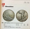 Rare Switzerland 1899 Silver Shooting Medal Obwalden Engelberg R-1045a
