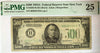 1934 $500 Bill Federal Reserve Note New York PMG VF25 Fr.2202-B