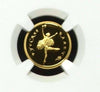 Russia 1993 Gold Proof Coin 25 Roubles Ballet Ballerina NGC PF70 Low Mintage