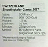 Swiss 2017 Gold Shooting Thaler 500 Francs Glarus PCGS PF70 Top Pop Hab-100a