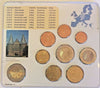 2006 J Germany Official Euro 9 Coins Set Special Edition Hamburg Deutschland