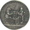 Swiss 1894 Silver Shooting Medal Luzern R-877a Patria Lion NGC MS62 Mintage-800