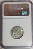 Venezuela 1935 Silver Coin 1 Bolivar Simon NGC MS62