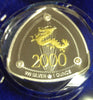 Zambia 1999 Beautiful Set 21th Century 4 Gold/Silver Coins with Diamonds Box COA