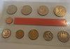 2001 D Germany Deutsche Mark 10 Coins Official Set München Mint Deutschland