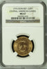 Dominican Republic 1974 Gold 30 Pesos 12th Central American Games NGC MS67