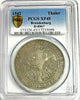 Germany 1542 Thaler Brandenburg Georg von Ansbach Albrecht the Young PCGS XF45