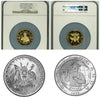 Uganda 1970 1969 Set 4 Gold 6 Silver Shillings Pope Paul VI NGC COA Very Rare