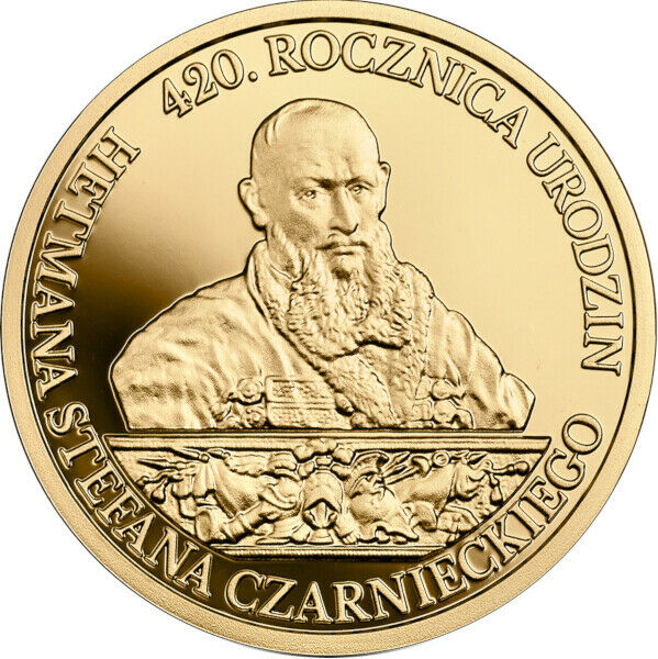 2019 Poland Gold Coin 200 Zloty Hetman Stefan Czarniecki Mintage1,500  Box COA