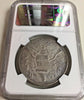 1895 Guatemala Republic Silver Coin Peso Seated Justice NGC AU58