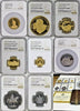 Albania 1968 Set 8 Gold Silver Coins Prince Skanderbeg's Death NGC PF60-68 Rare