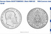 German States Wurttemberg 1914 Silver Coin 3 Mark Reichsmark Wilhelm II NGC MS62