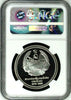 Laos 1985 Silver Coin 50.000 Kip Valley of Jars Piedfort NGC PF65 Low Mintage