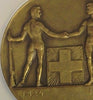 Swiss 1924 Bronze Medal Shooting Fest Aargau Aarau R-45c NGC MS63 BN