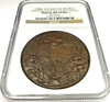 Netherlands 1888 Bronze Medal Amsterdam Zoo 50th Anniversary NGC MS66