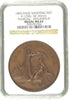 Swiss 1890 Bronze Shooting Medal Thurgau Frauenfeld Helvetia R-1250c NGC MS64