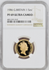 1986 United Kingdom 3 Gold Coins Set Commonwealth Games NGC PF70/69
