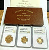 1983 United Kingdom 3 Gold Coins Set Elizabeth  Sovereign St George NGC PF70/69