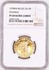 Belize 1978 Gold Coin $100 Itzanma Lord of Heavens Ruler of Gods NGC PF69