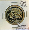 2009 Poland Silver 20 Zloty European Green Lizard Jaszczurka zielona Animals