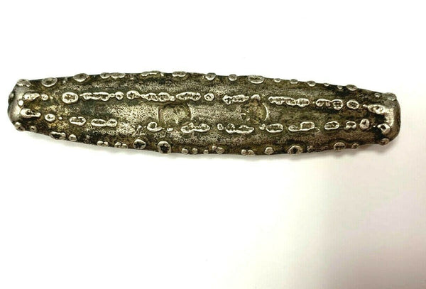 Rare Thailand Laos Silver Old Asian Oriental Tiger Tongue 97.5 g.