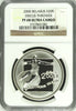 2000 Belarus Silver 20 Roubles 2002 Winter Olympics Discus Thrower NGC PF68