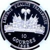 Haiti 1968 IC Silver 10 Gourdes Pieford General Toussaint L'Overture NGC PF68
