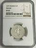 1979 France Proof Silver Coin 1 Franc Piedfort NGC PF63 Mintage-1,250