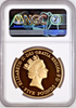 Great Britain 1996 Gold 5 Pounds Queen's 70th Birthday £5 Elizabeth II NGC PF69
