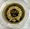 Swiss 2017 Gold Shooting Thaler 500 Francs Glarus PCGS PF70 Top Pop Hab-100a
