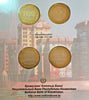 Kazakhstan 2003 Set 4 Coins 100 Tenge 1993-2003 Leopard Wolf Argali Bird