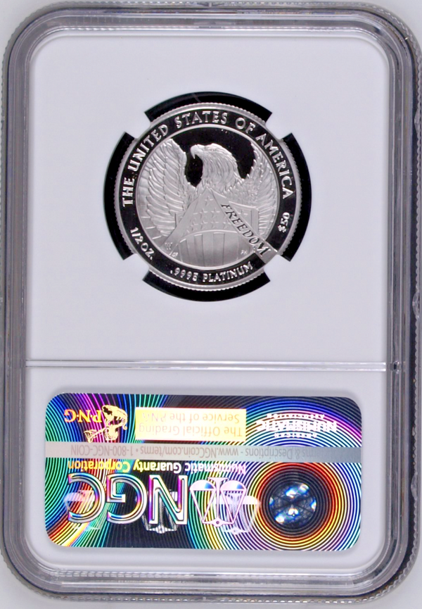 2007 United States $50 Statue of Liberty American Platinum Eagle NGC PF70