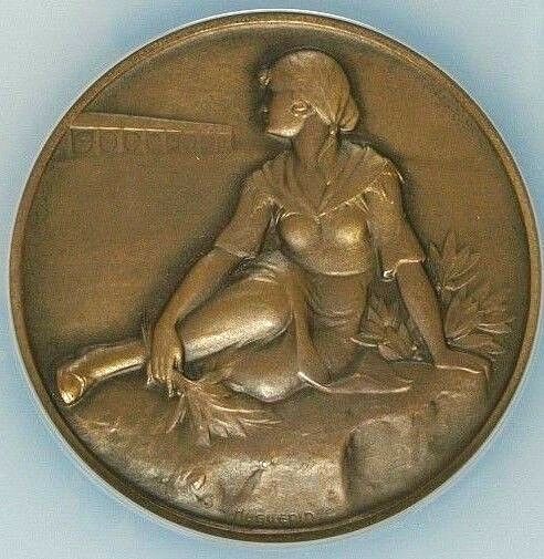Swiss 1929 Bronze Medal Shooting Fest Ticino Bellinzona R-1465b NGC MS64