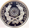 Swiss 1990 Silver Shooting Medal 50 Francs Winterthur Zurich Helvetia NGC PF69