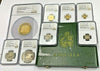 Anguilla 1969 Set 8 Gold Silver Coins NGC PF64-69 Rare