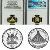 Uganda 1970 1969 Set 4 Gold 6 Silver Shillings Pope Paul VI NGC COA Very Rare