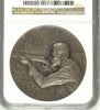 Swiss 1900 Silver Medal Shooting Festival Basel Shooter R-127a M-78 NGC MS64