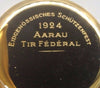 Swiss 1924 Gold Shooting Watch Aarau Aargau Switzerland Ulysse Nardin Very Rare