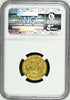 Rare Germany 1390-96 Gold 1 Gulden Mainz Konrad II Weinsberg FR-1610 NGC MS62