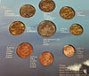2002 Finland Original Government Euro Set 8 Coins + Jeton