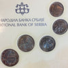 Serbia 2003 Official Central Bank Mint Set 5 Coins