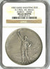Swiss 1900 Silver Medal Shooting Fest Zurich Uster R-1782b NGC MS63 Matte - Rare