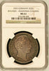 German States Bavaria 1855 Silver 2 Gulden Madonna Column NGC MS 63 Maximlian II