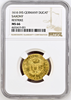Germany 1616 Gold Sophiendukat Johann Georg Saxony Restrike NGC MS66 Top Pop