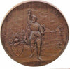 Switzerland 1891 Bronze Shooting Medal Aargau Bremgarten R-14c NGC MS66 Mint-600
