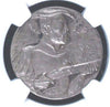 Swiss 1905 Silver Medal Shooting Festival Aargau Rheinfelder R-30b NGC MS62