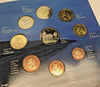 2008 Finland Euro Set 9 Coins Lighthouses History Porkkala Kallbada Version 1