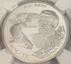 Transnistria 2001 Silver Coin 100 Roubles Lev Berg NGC PF69 Box COA Low Mintage