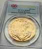 Rare 2012 Great Britain Gold £5 Elizabeth II Diamond Jubilee Sovereign PCGS MS69