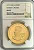 Peru 1979 Gold 100,000 Soles Andres Caceres Top Pop NGC MS69 Pacific War Heroes